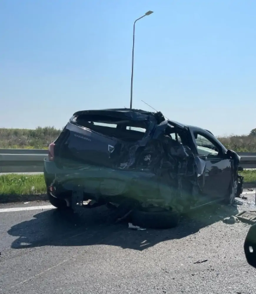 Teža saobraćajna nesreća na autoputu ka Beogradu