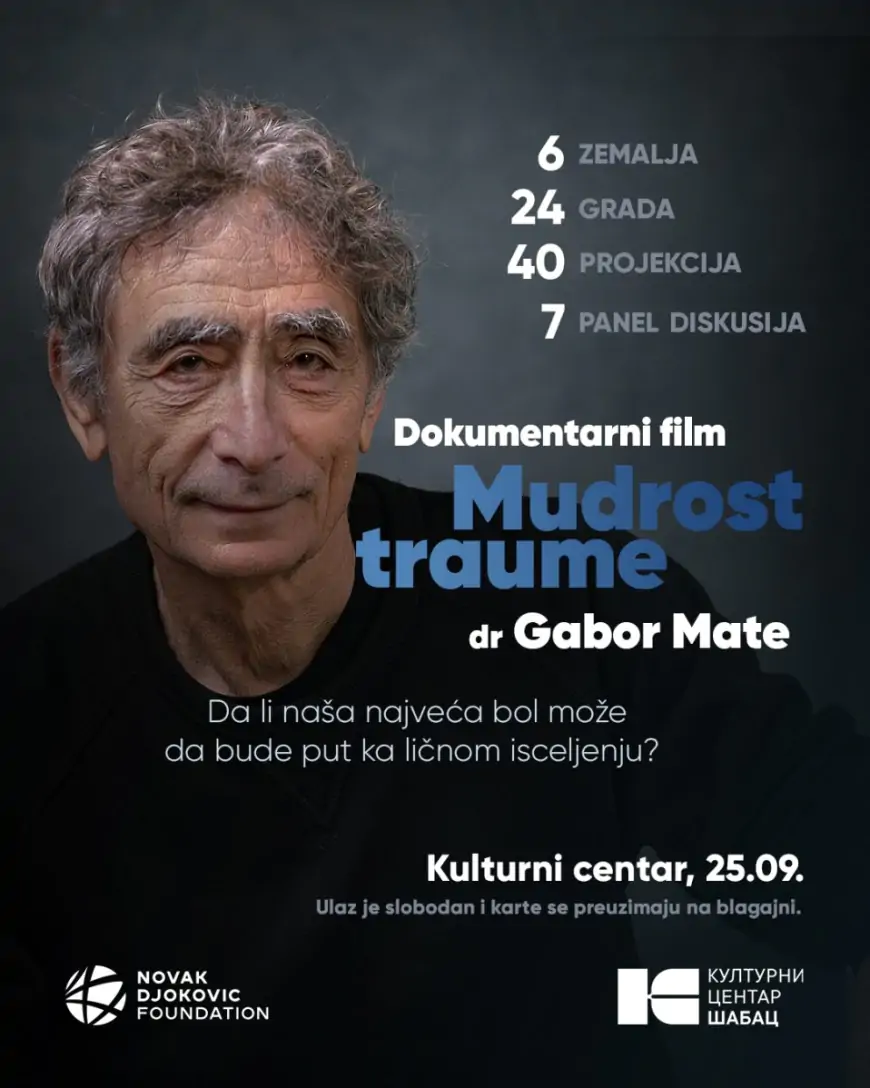 Dokumentarni film "Mudrost traume" dr Gabora Matea u Šapcu